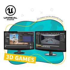 Unreal Engine 4. Игровой движок - КИБЕРшкола программирования для детей, компьютерные курсы для школьников, начинающих и подростков - KIBERone г. Новошахтинск