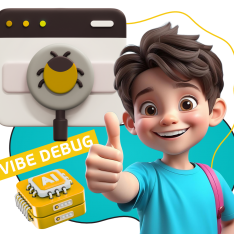 Тестирование & Vibe Debug. Охотники за багами - КИБЕРшкола программирования для детей, компьютерные курсы для школьников, начинающих и подростков - KIBERone г. Новошахтинск