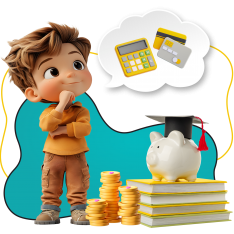 Финансовый интеллект вместе KIBERone - КИБЕРшкола программирования для детей, компьютерные курсы для школьников, начинающих и подростков - KIBERone г. Новошахтинск