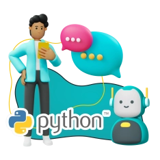 Умный чат-бот на Python на Telegram - КИБЕРшкола программирования для детей, компьютерные курсы для школьников, начинающих и подростков - KIBERone г. Новошахтинск