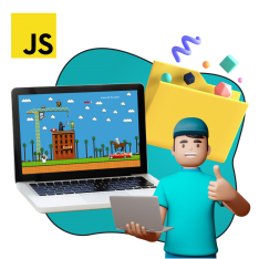 Программирование на JavaScript. Учимся создавать игры! - КИБЕРшкола программирования для детей, компьютерные курсы для школьников, начинающих и подростков - KIBERone г. Новошахтинск