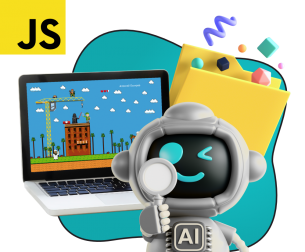 Язык программирования JavaScript + AI. Проектное обучение + геймификация + AI-помощники - КИБЕРшкола программирования для детей, компьютерные курсы для школьников, начинающих и подростков - KIBERone г. Новошахтинск