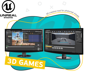 Unreal Engine 4. Игровой движок - Школа программирования для детей, компьютерные курсы для школьников, начинающих и подростков - KIBERone г. Новошахтинск